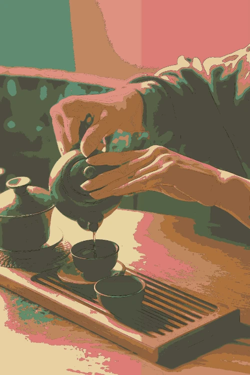Cafe Mocca illustration style.