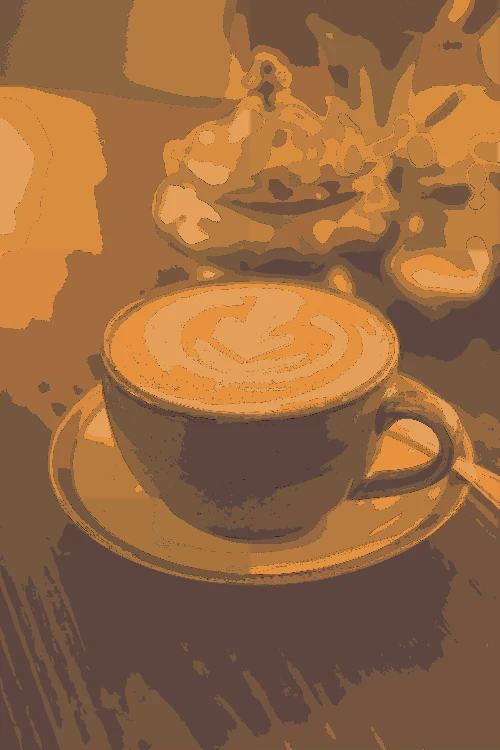 Cafe Mocca illustration style.