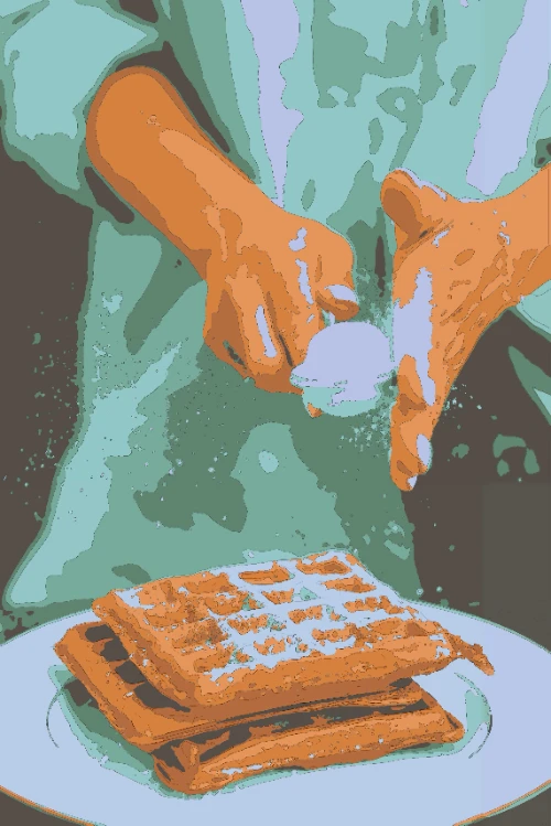 Cafe Mocca illustration style.