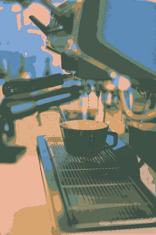 Cafe Mocca illustration style.